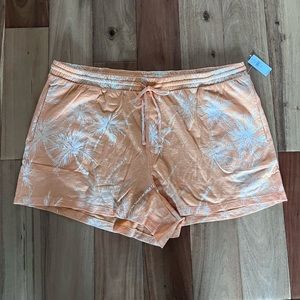 Cotton slub Jersey sleep shorts